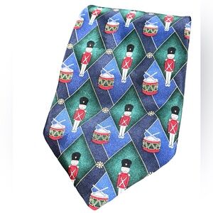 Drummer Boy Silk Mens Tie Christmas Holiday